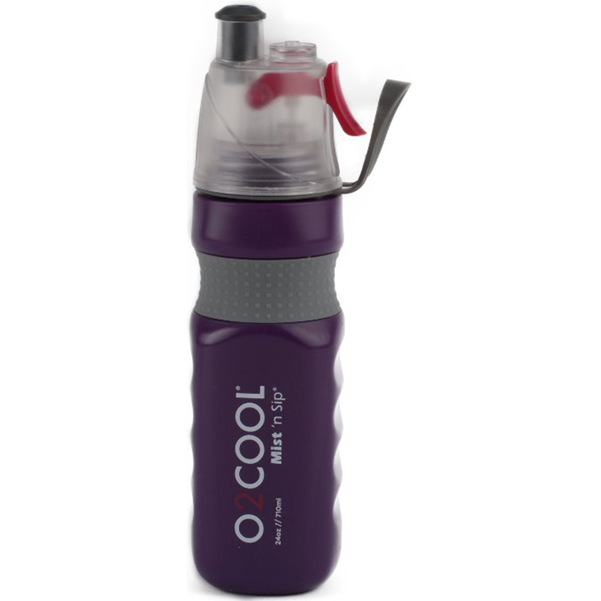 NEW O2Cool Classic Double Wall Mist N Sip Water Bottle Green FREE SHIPPING