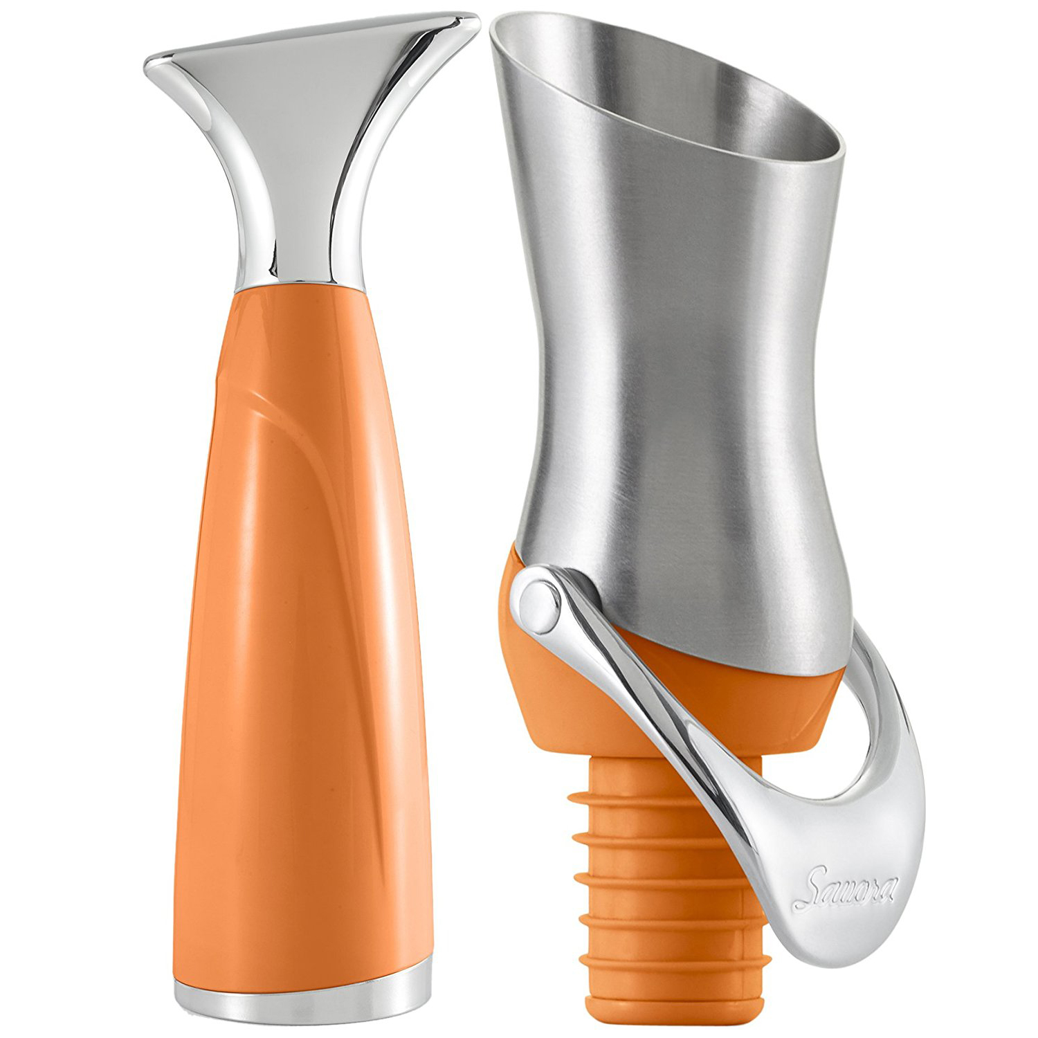 Savora Stainless Steel Wine Pourer, Stopper & Self Pulling ...