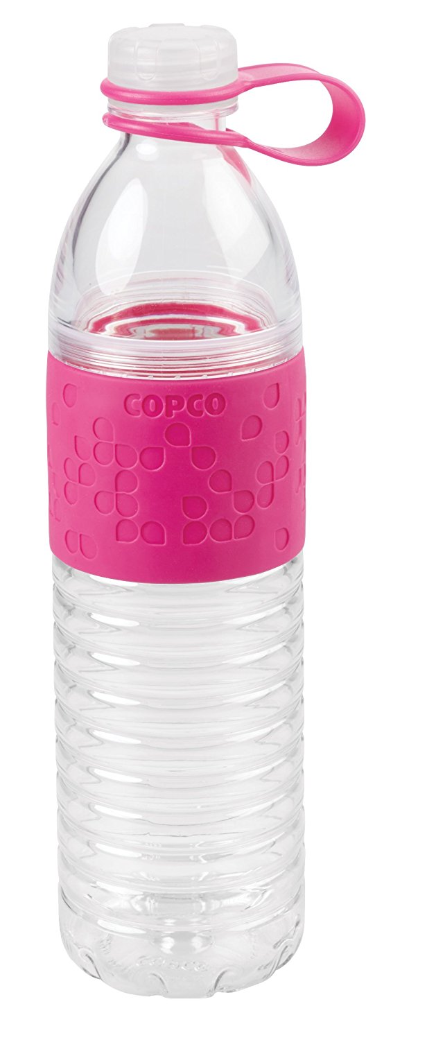 Copco Hydra Reusable Water Bottle with Tethered Leakproof Cap 20 oz