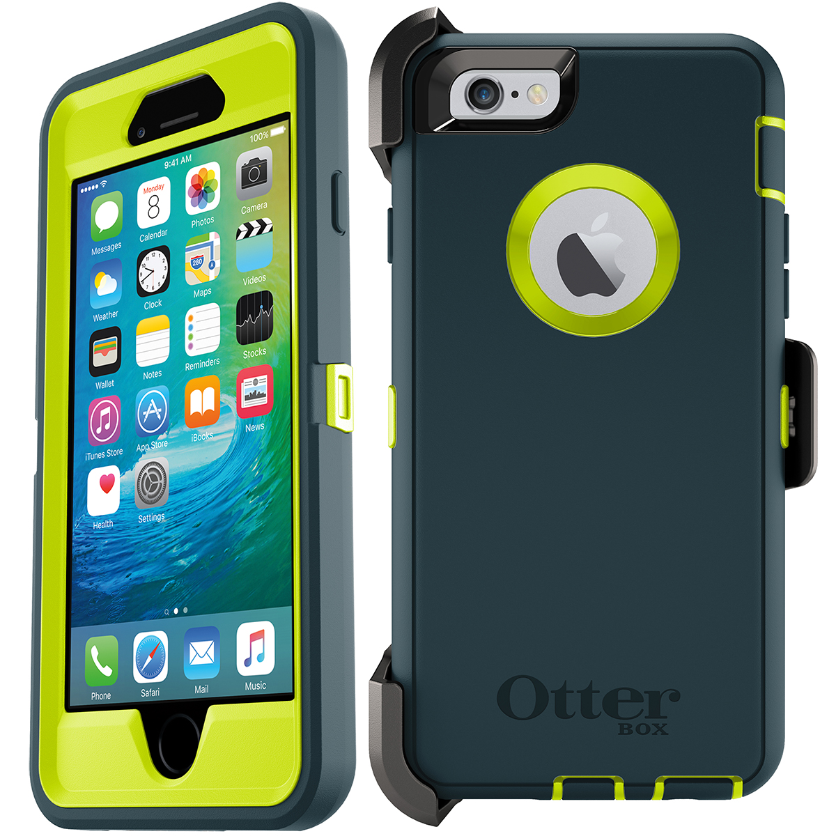 Iphone 6s And 6 Otterbox Defender Series Case W Holster Jade Green Ebay 7462