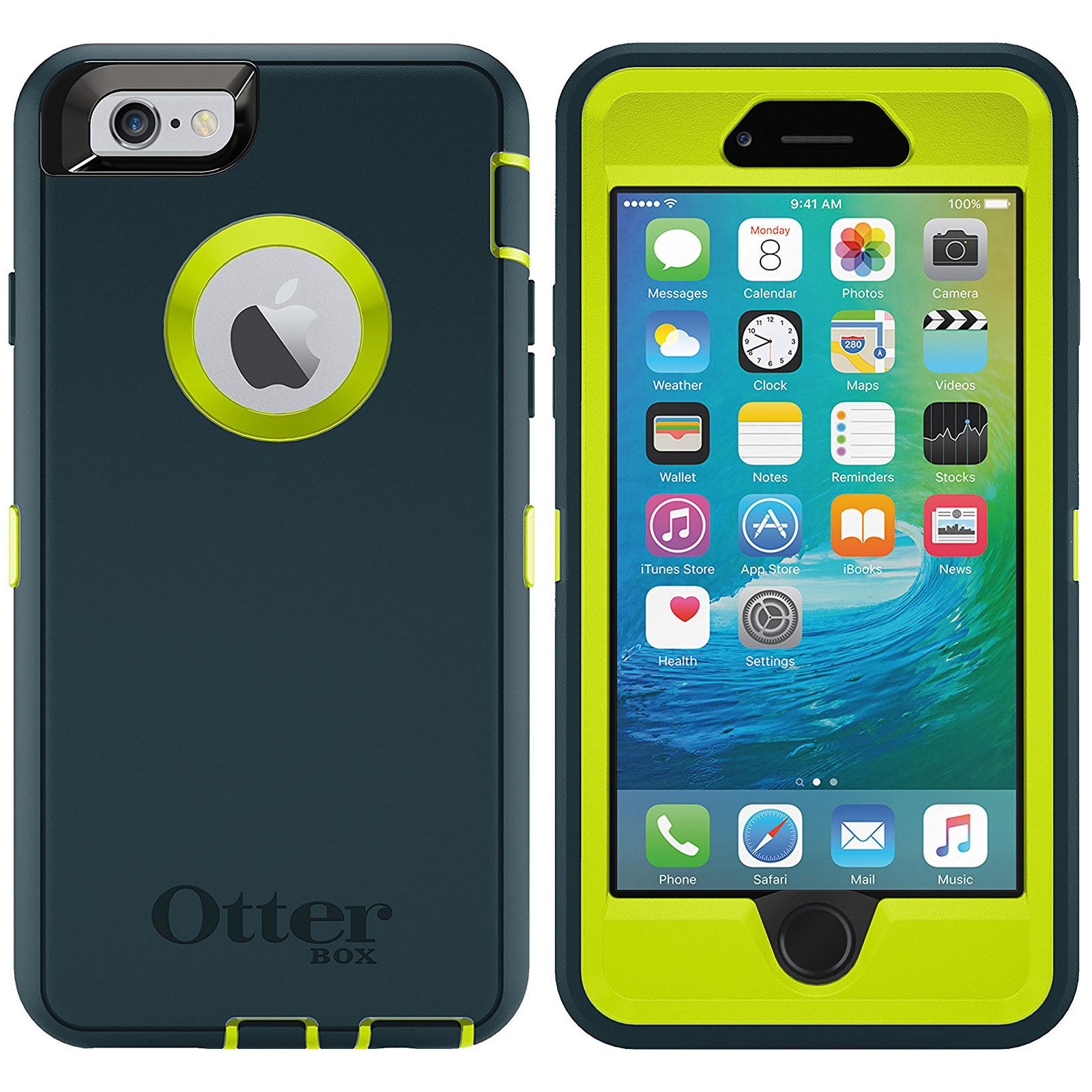 Iphone 6s And 6 Otterbox Defender Series Case W Holster Jade Green Ebay