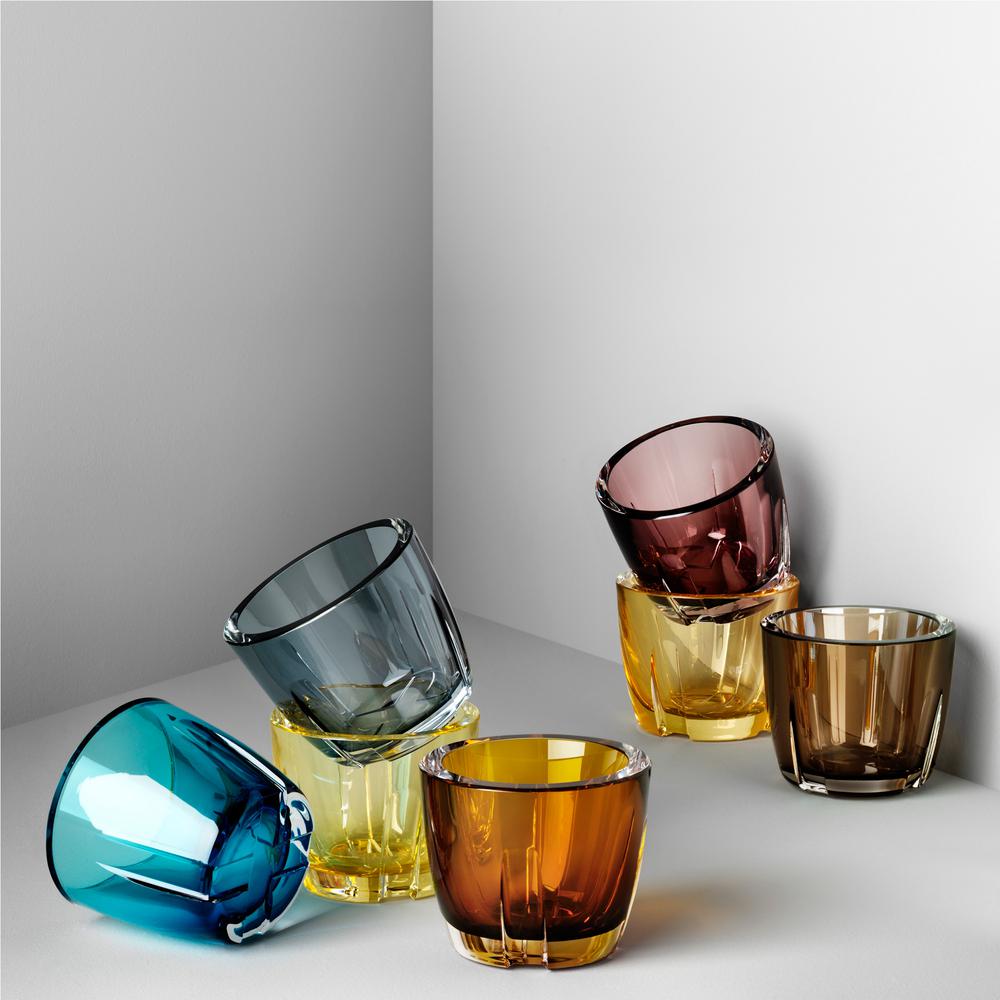 Kosta Boda Bruk Anything Bowl Votive Tea Light Candle Holder Dark