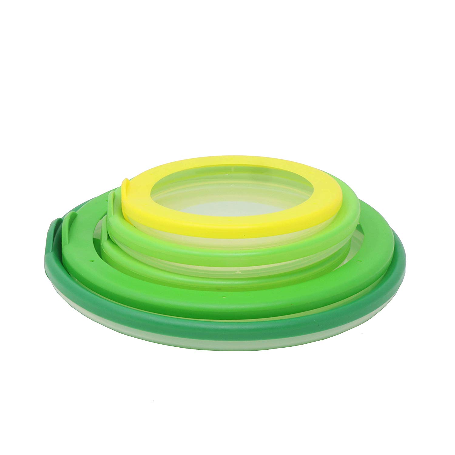 Farberware Flexible Bowl Huggers Adjustable Lids Airtight Seal 5 Green