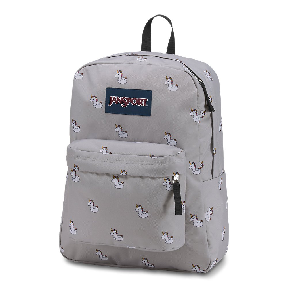 JanSport Superbreak Classic Backpack - Web Haul Handle Lightweight, Unicorn Gray 192360414396 | eBay
