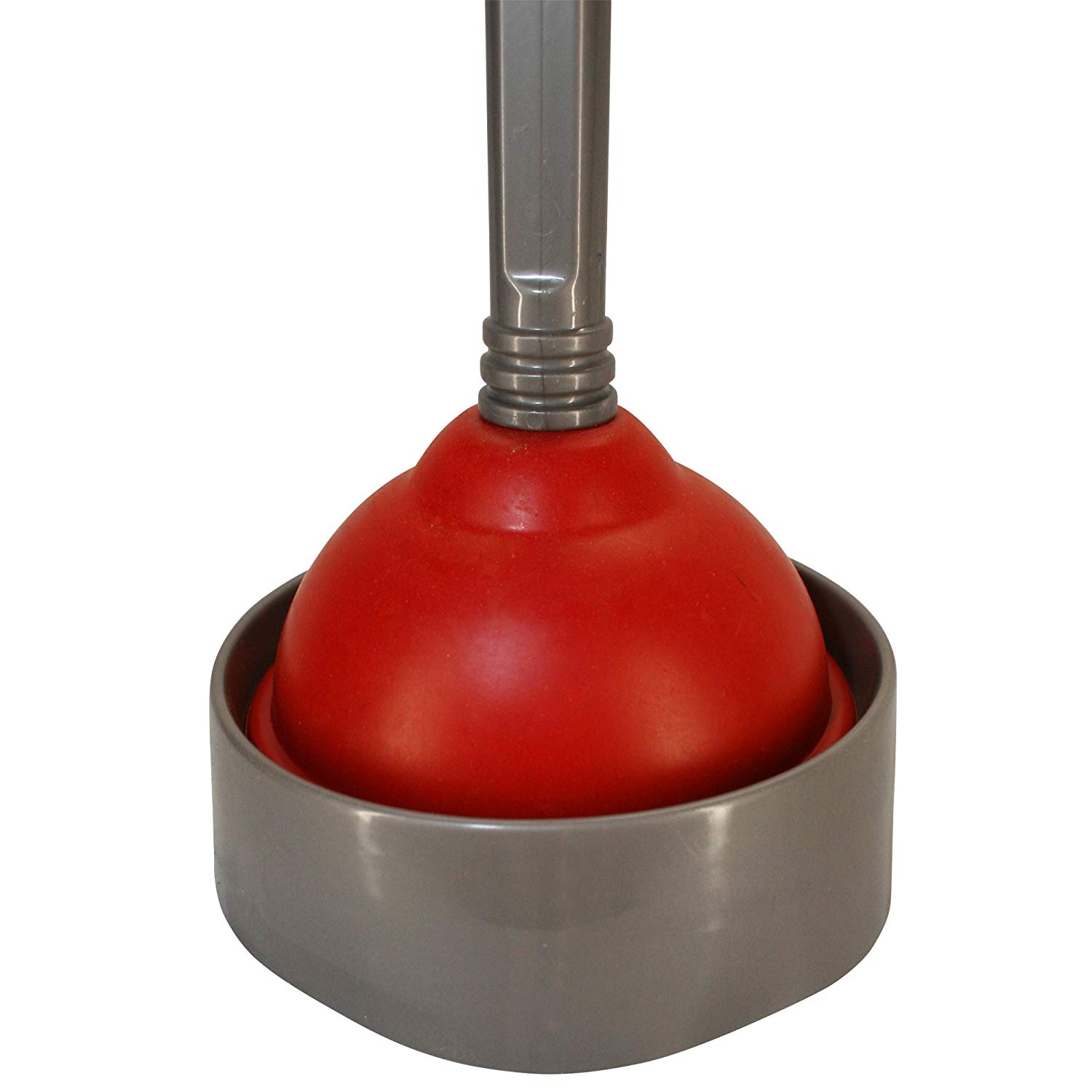 Liquid Plumr Deluxe Toilet Plunger & Caddy Keeps Floors Dry & Clean Gray Red 70982016931 eBay