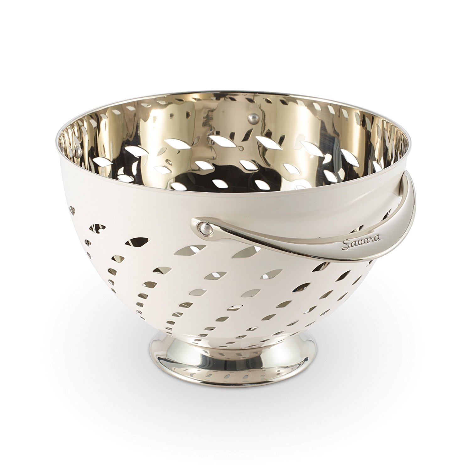 Savora Large Stainless Steel Colander Kitchen Strainer Pasta Veg 5