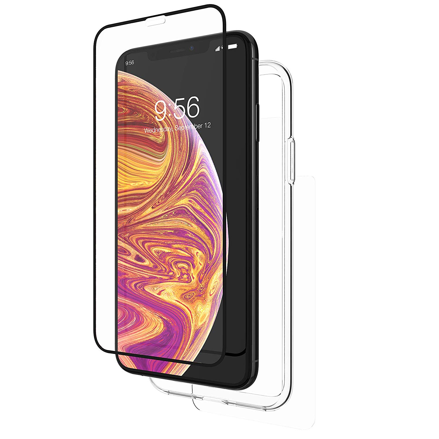 ZAGG InvisibleShield Tempered Glass+ 360 Screen Protector iPhone XS Max