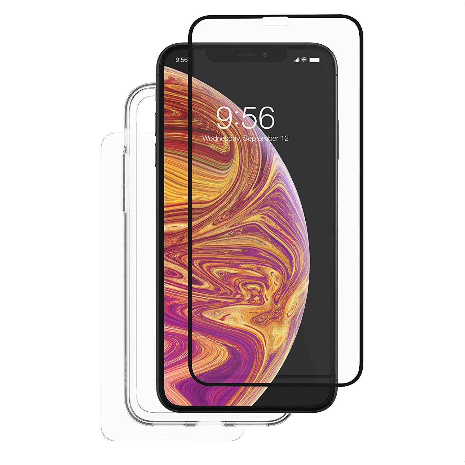 ZAGG InvisibleShield Tempered Glass+ 360 Screen Protector iPhone XS Max