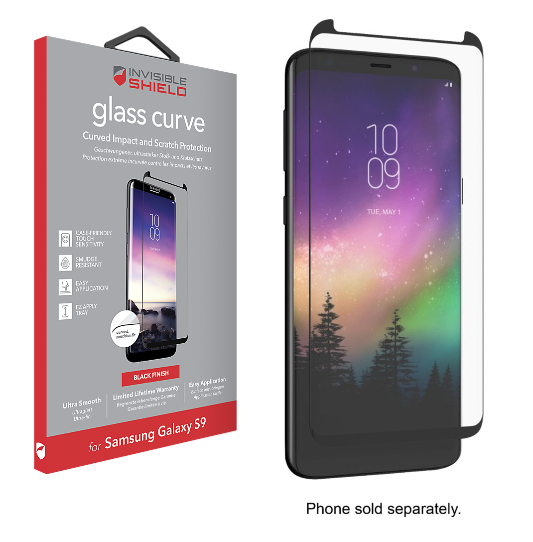 Zagg InvisibleShield Glass Curve Screen Protector for Samsung Galaxy S9
