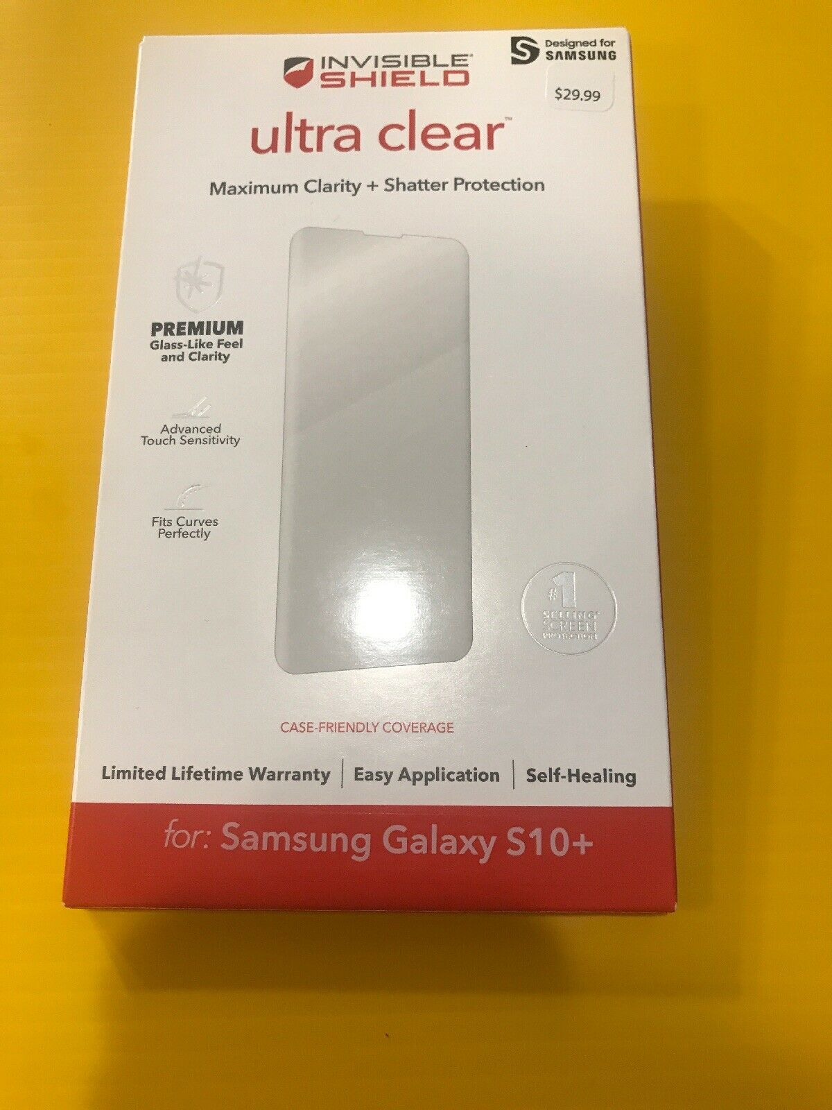 Zagg InvisibleShield HD Ultra Screen Protector for Samsung Galaxy S10
