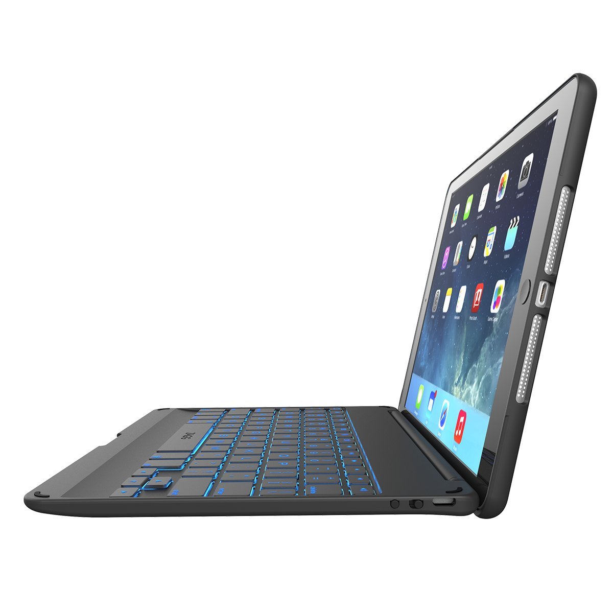 ZAGG Folio Case Hinged With Bluetooth Keyboard Ultra Thin for iPad Air