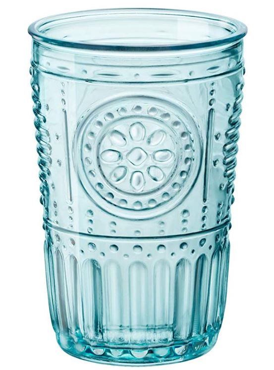 Romantic 16 oz. Cooler Drinking Glasses (Set of 4)