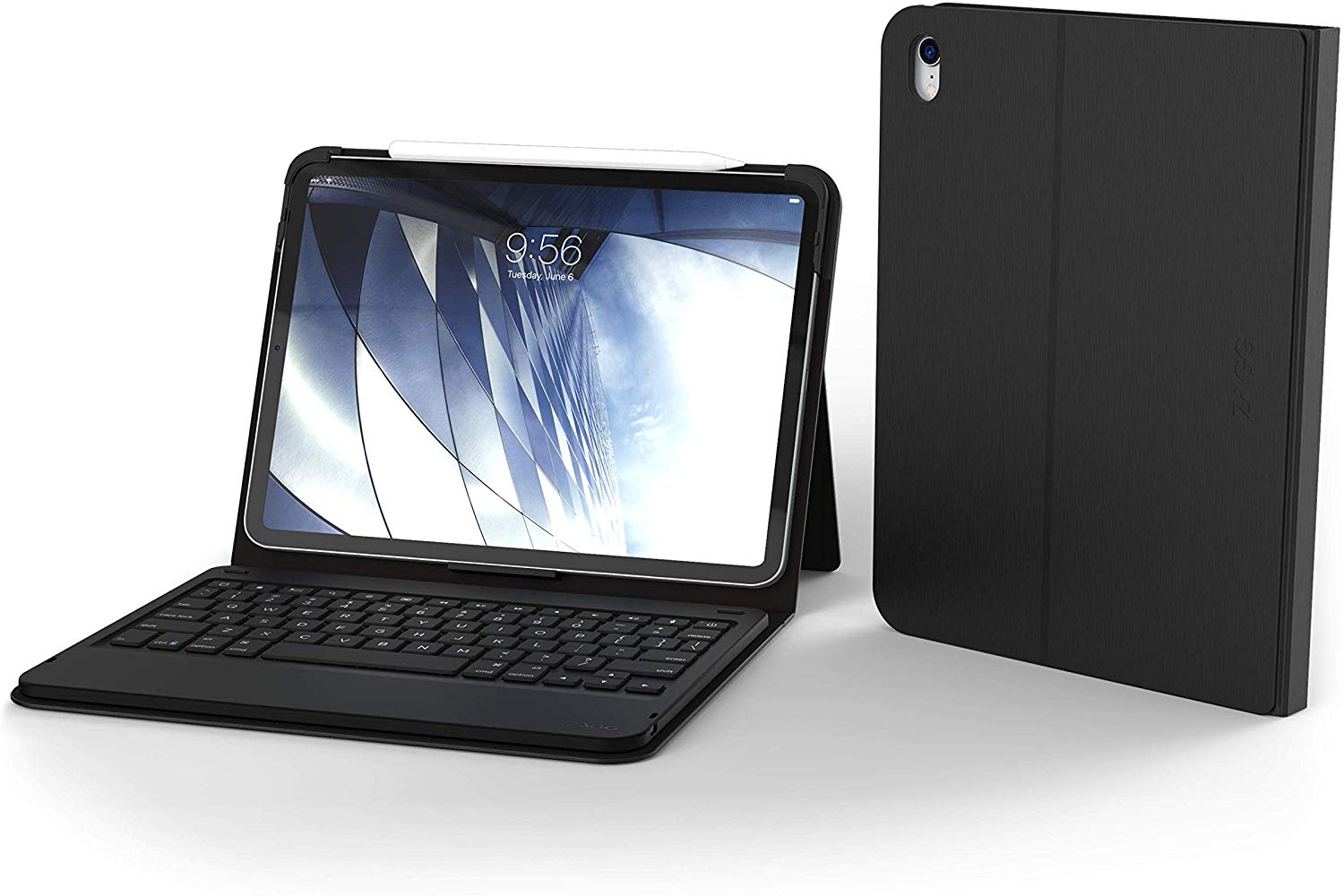 ZAGG Messenger Folio Case with Bluetooth Tablet Keyboard for iPad Pro 11" Black 848467078060 eBay