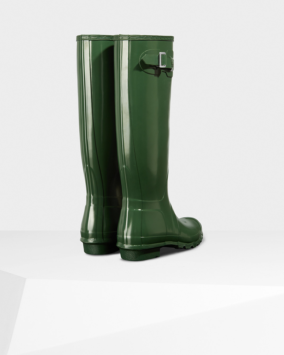 Hunter Women's Original Tall Rain Boots Rubber Size 8 Hunter Green