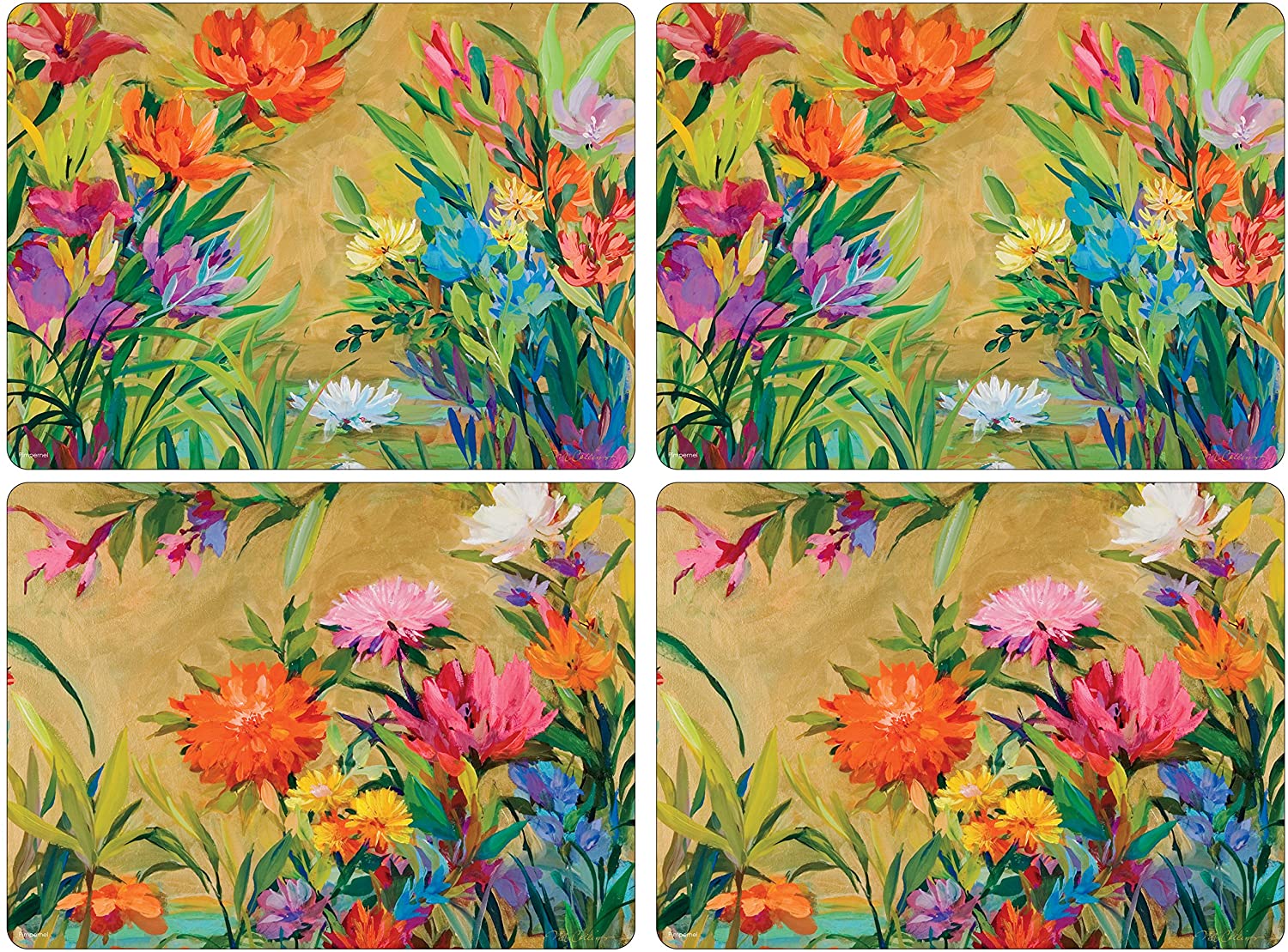 Pimpernel Martha S Choice Cork Backed Placemats Set Of 4 15 7 X 11 7 Ebay