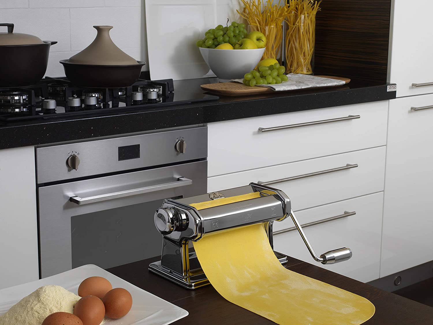 Marcato Atlas 180Millimeter Pasta Dough Roller Hand Crank