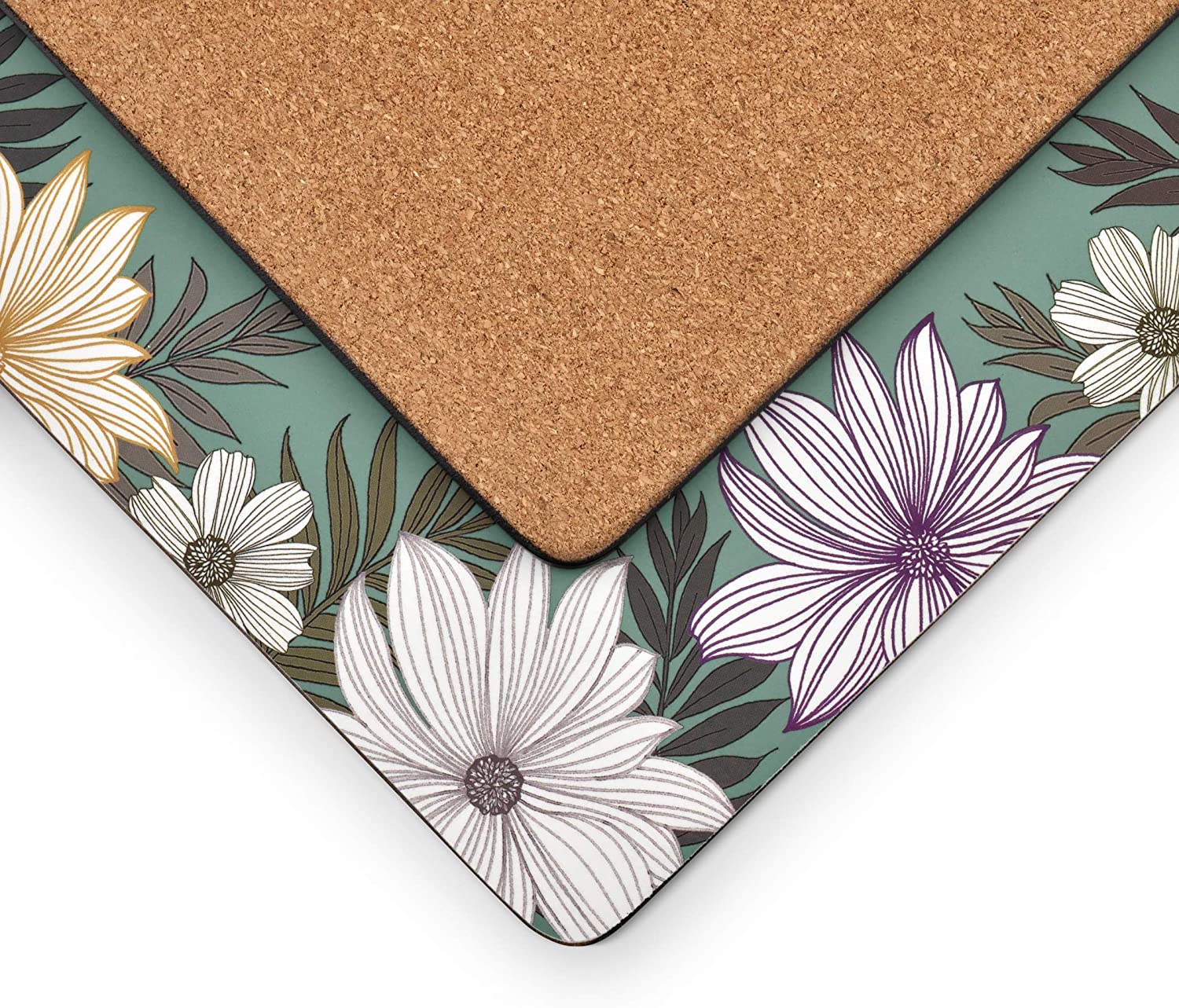 Pimpernel Atrium Floral Cork Backed Placemats Set Of 4 15 7 X 11 7