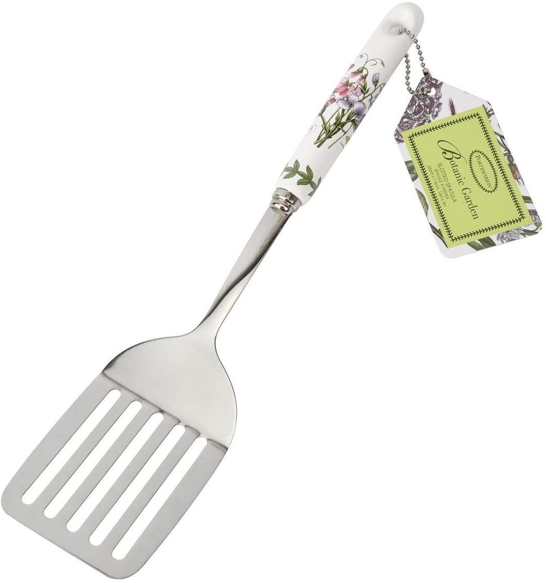 Portmeirion Botanic Garden Slotted Spatula 13 Inch Porcelain Handle (Sweet Pea) 749151663657 eBay