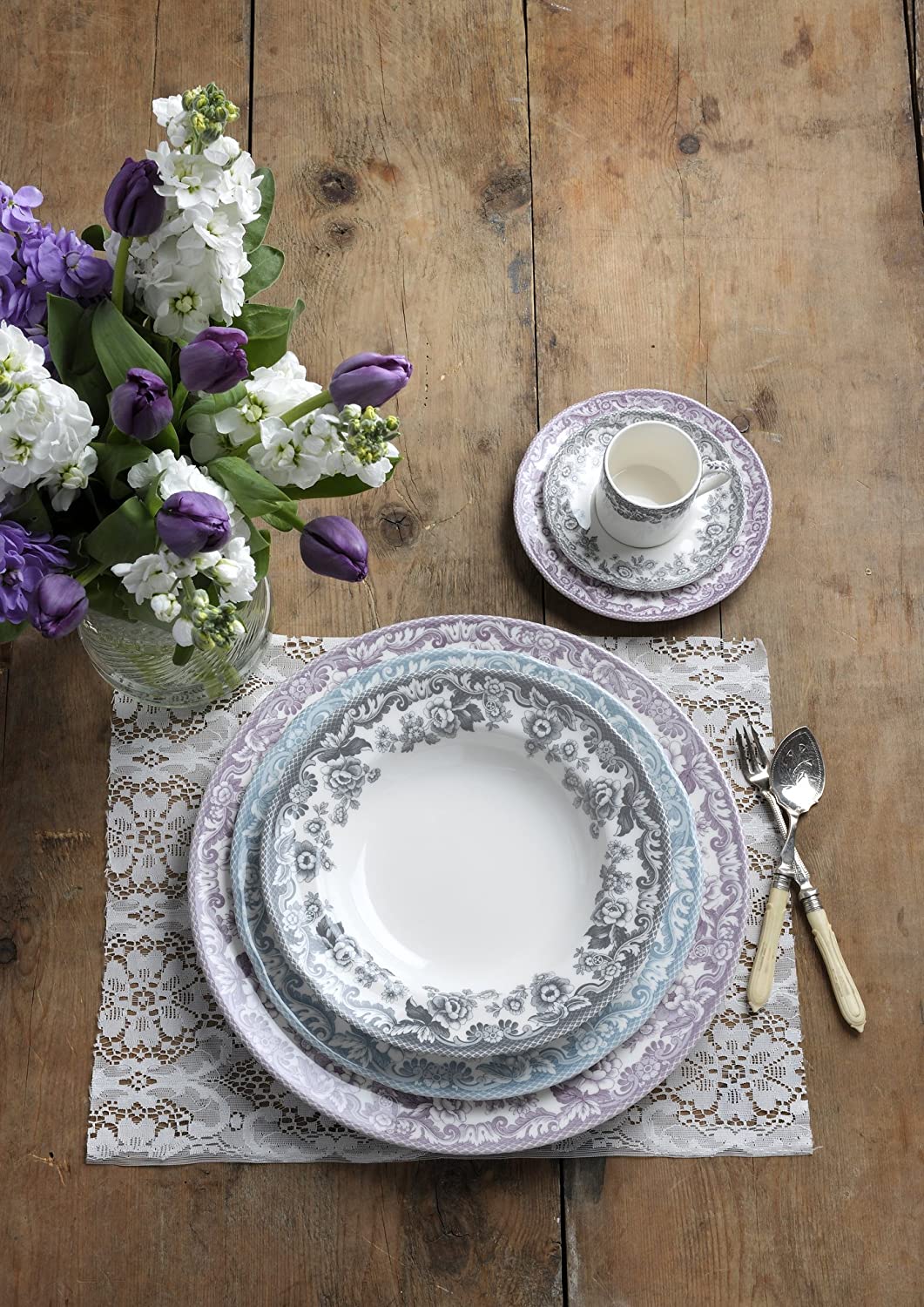 Spode ディナーセット16ピース Delamere Black Spode, Delamere Black | Replacements, Ltd.