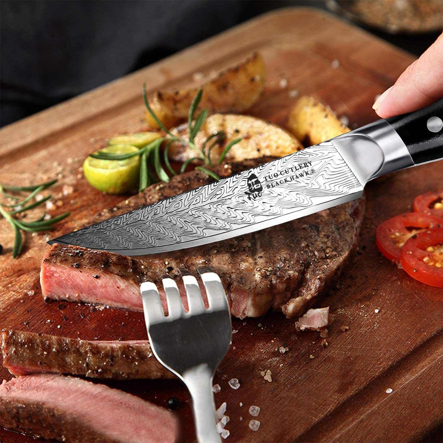 Tuo Black Hawk Barbecue Knife 8